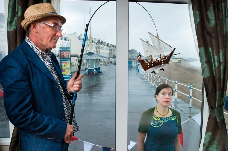 Crabman, Signpost and Bell mis-guided tours of Weymouth