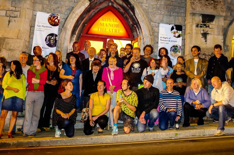 Volunteers at b-side festival