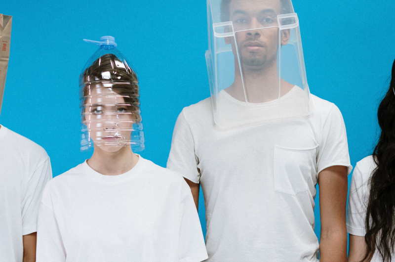 4 people with face coverings