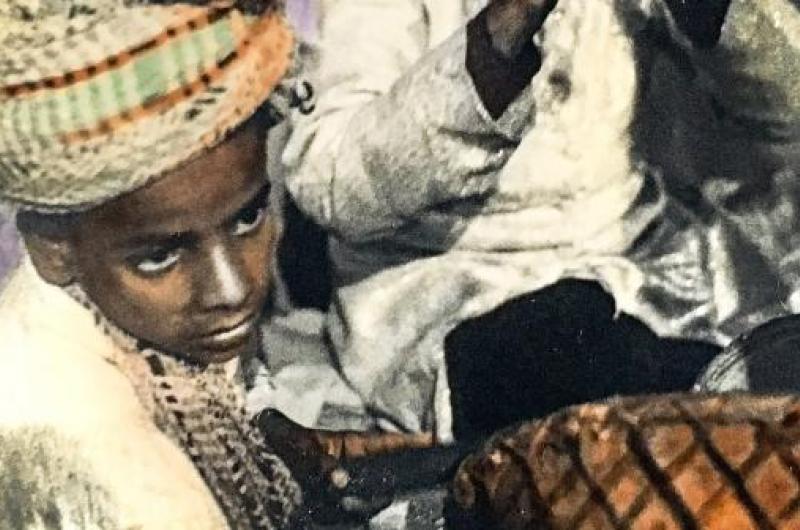 Image of hand tinted photograph by Farhad Berahman