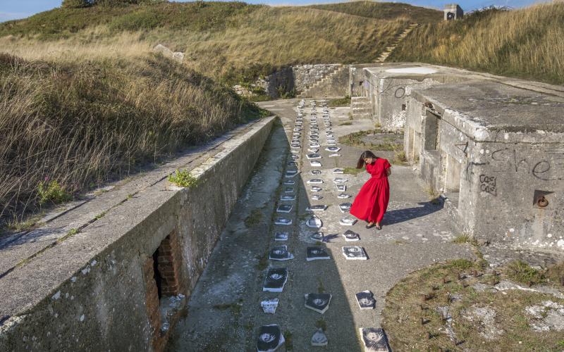 Woman walking